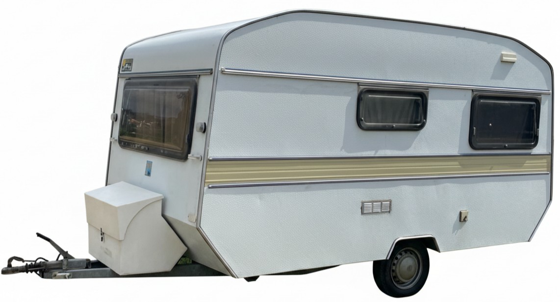 Camping tent at sunset